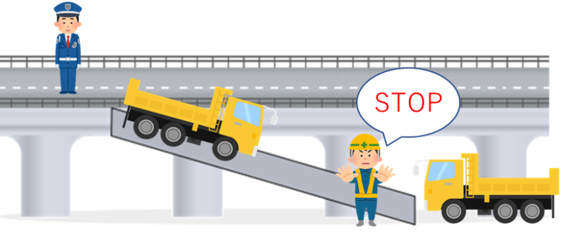 工事車両 高速道路 の交通誘導 株式会社ツクモア 株式会社ツクモア 重機の接触事故防止センサー